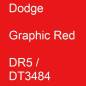 Preview: Dodge, Graphic Red, DR5 / DT3484.